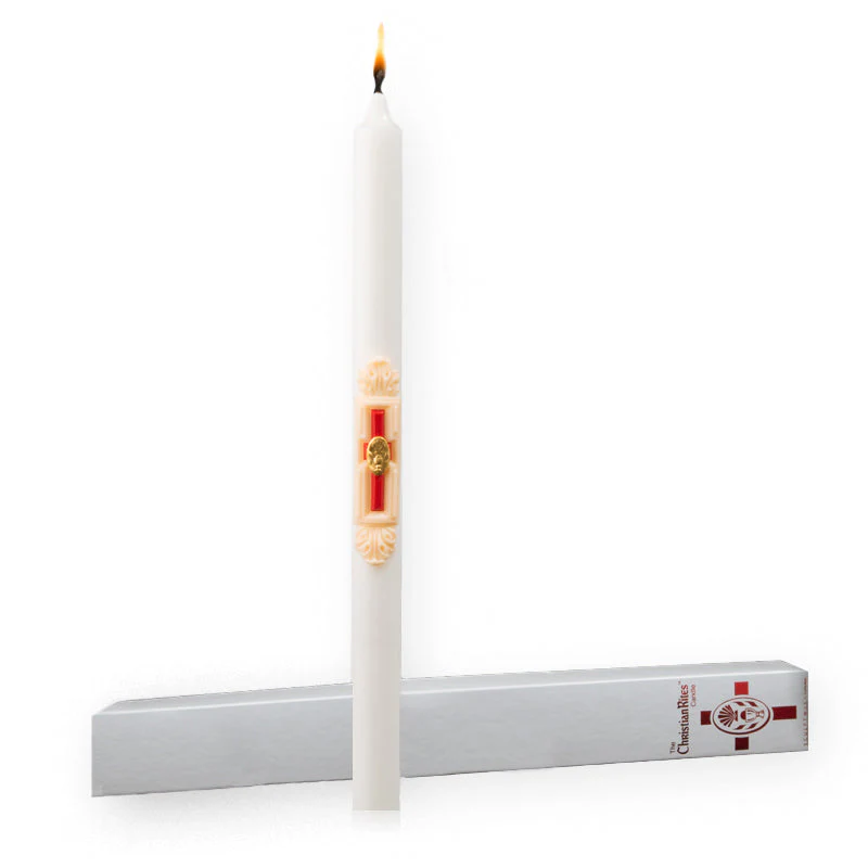Adult sacrament keepsake candle