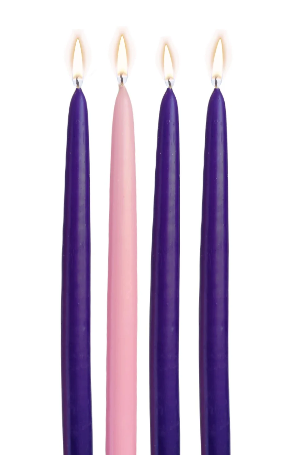 Advent candles kit - 4 candles pack - Image 2