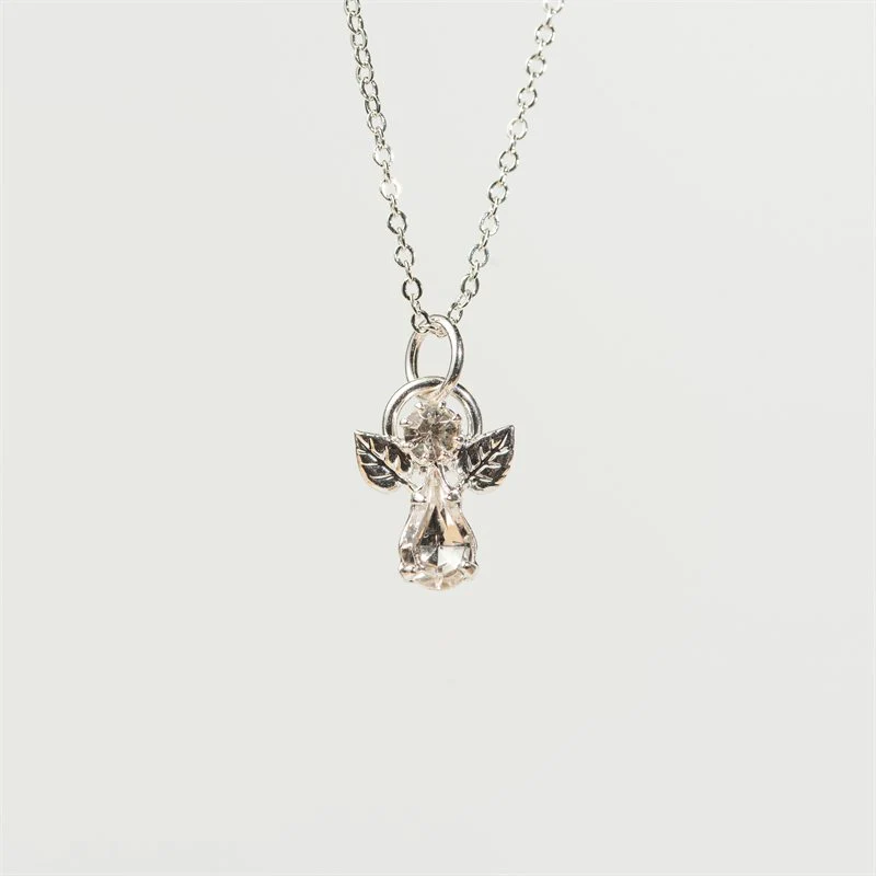 Angel Birthstone Pendant April
