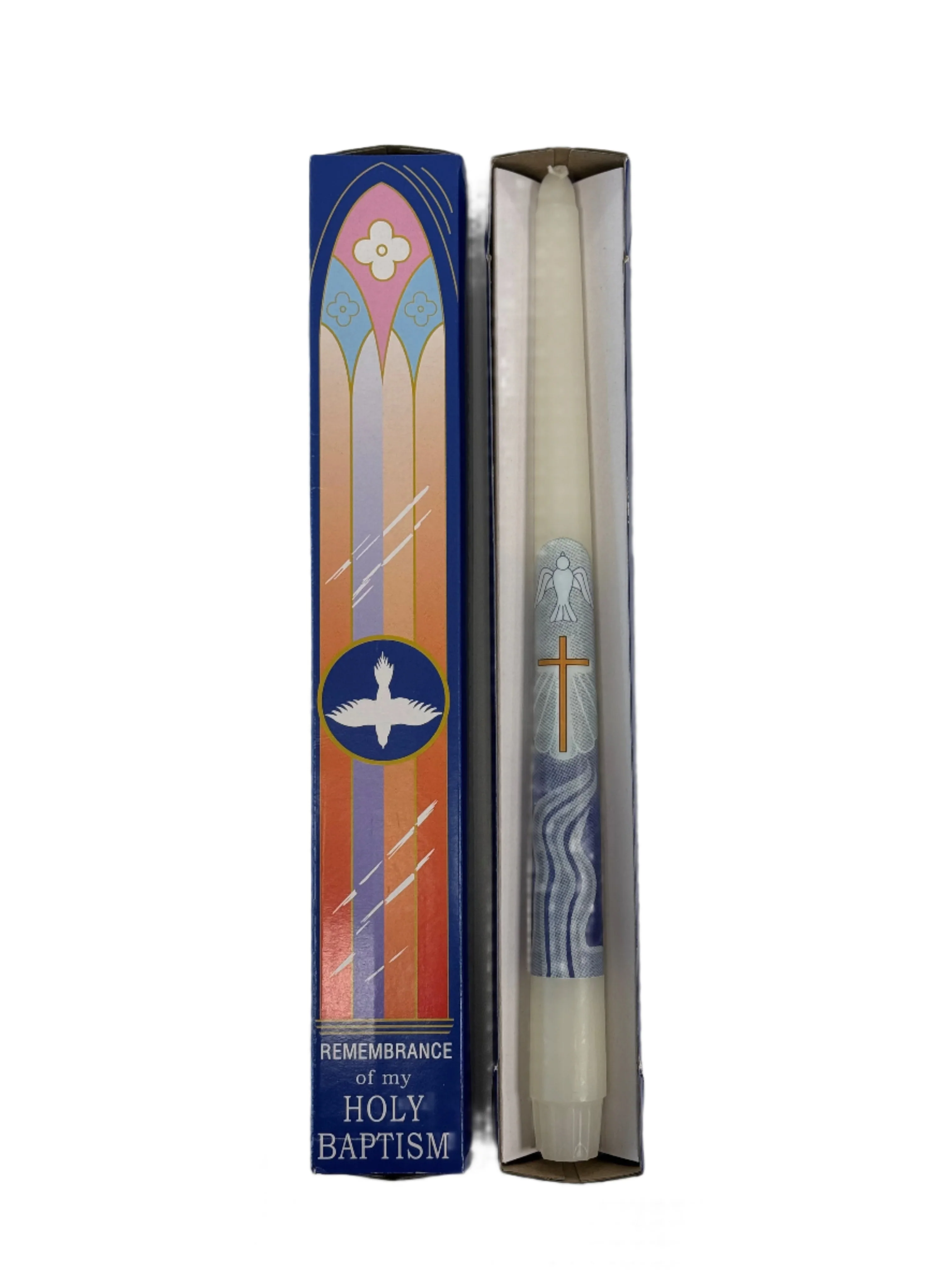 Baptism souvenir candle