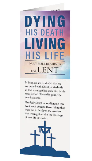 Biblical Bookmark for Lent (Set of 50)