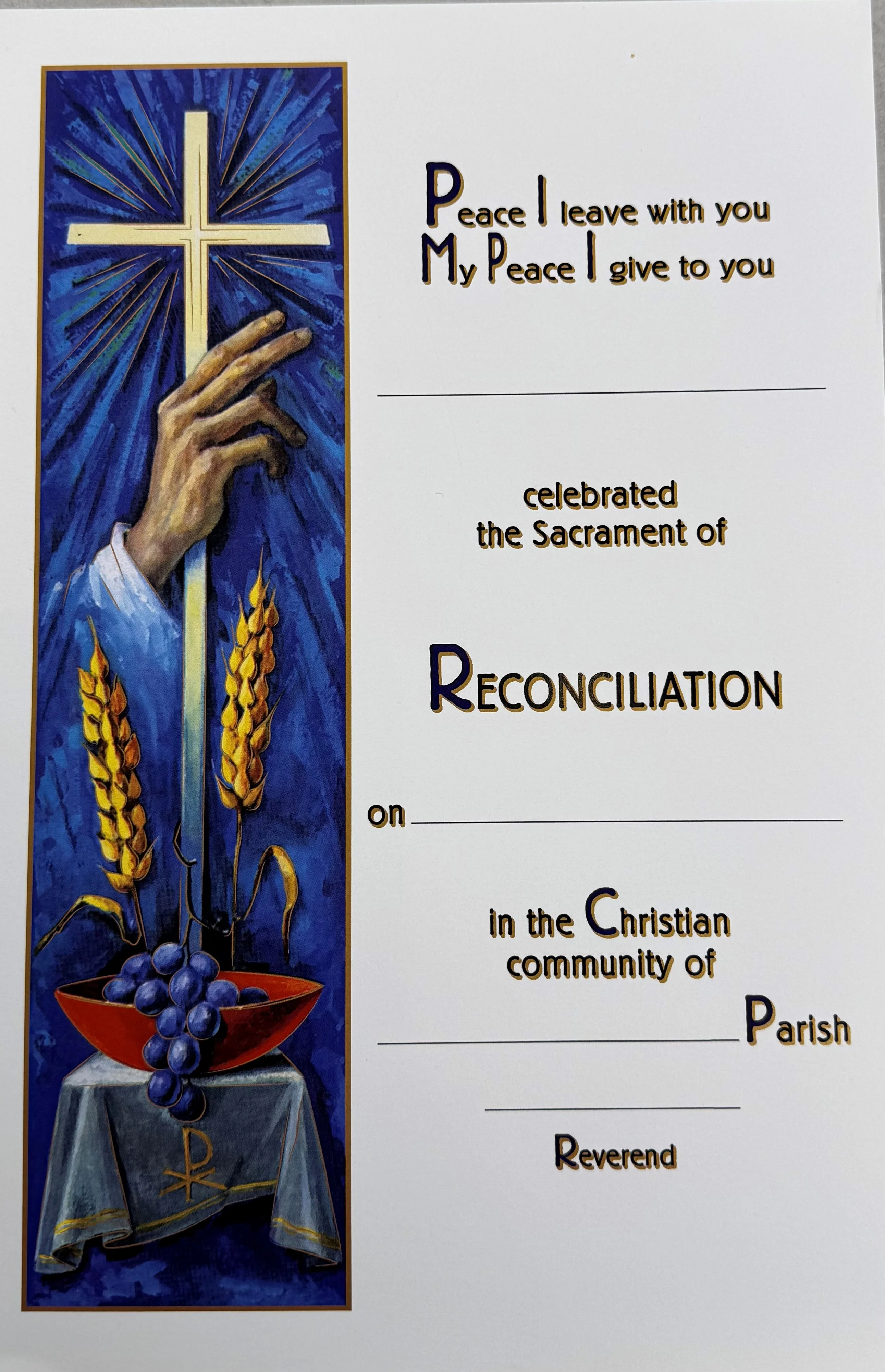 Certificate of Reconciliation
