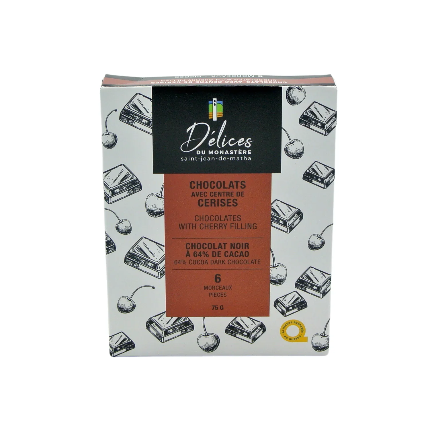 Cherry Dark Chocolate - Box of 6