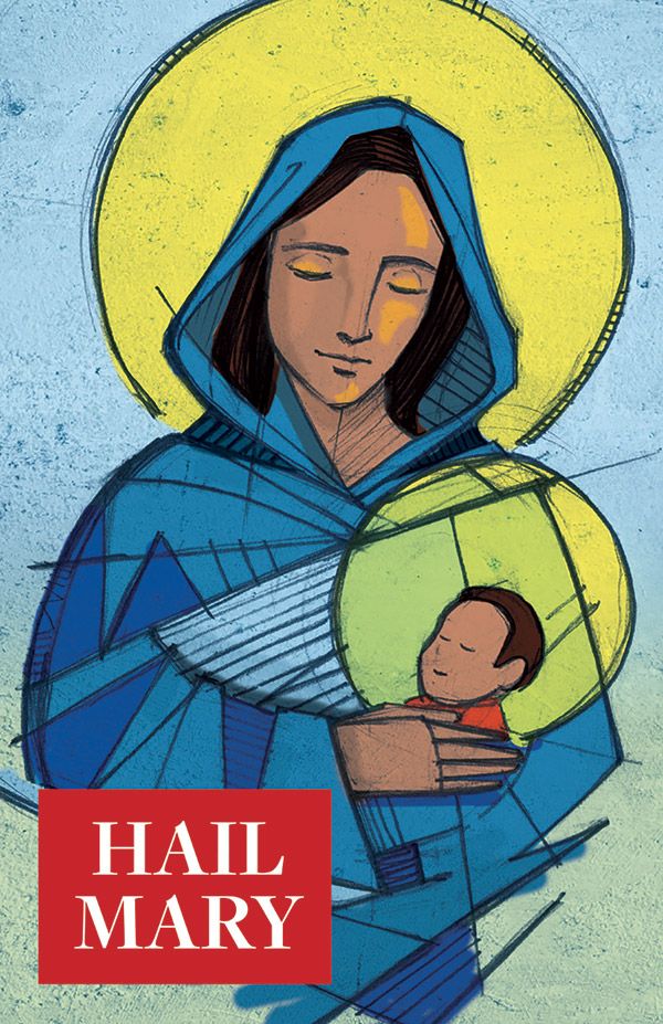 Hail Mary Prayer Card (Set of 50)
