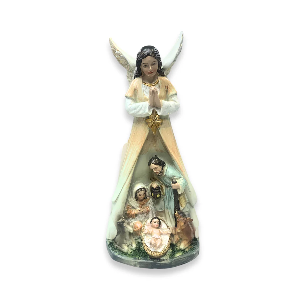 Guardian Angel Statuette - Holy Family