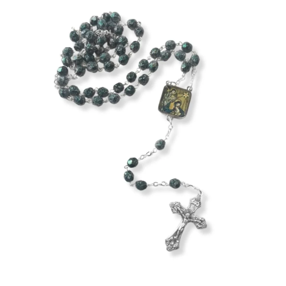 Nativity Jade Rosary