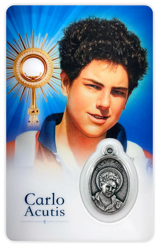 Prayer card of Carlo Acutis