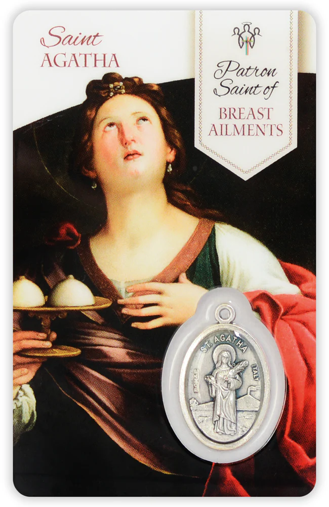 Prayer Card - Saint Agatha