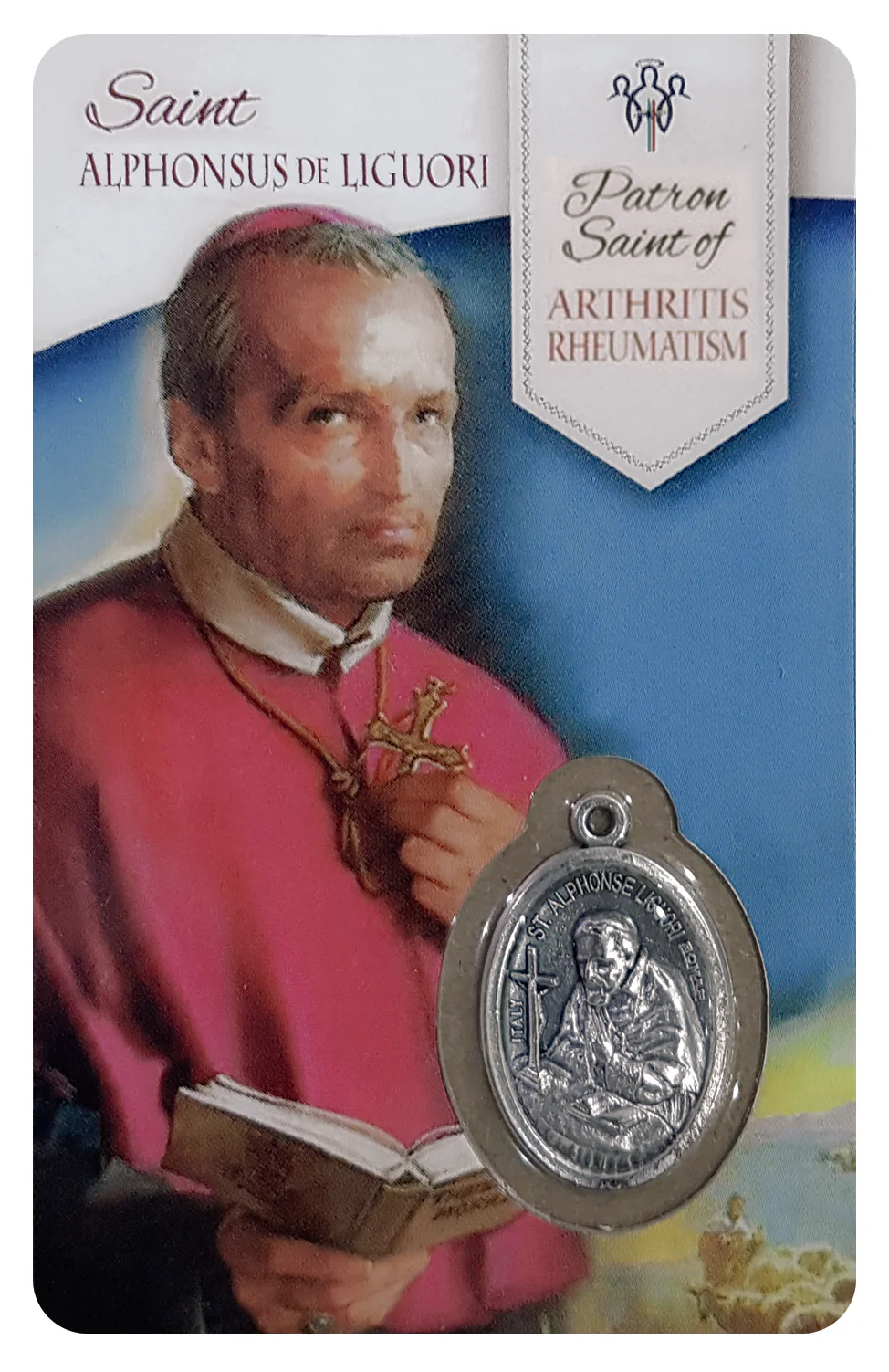 Prayer Card Saint Alphonsus De Liguori // Ct20