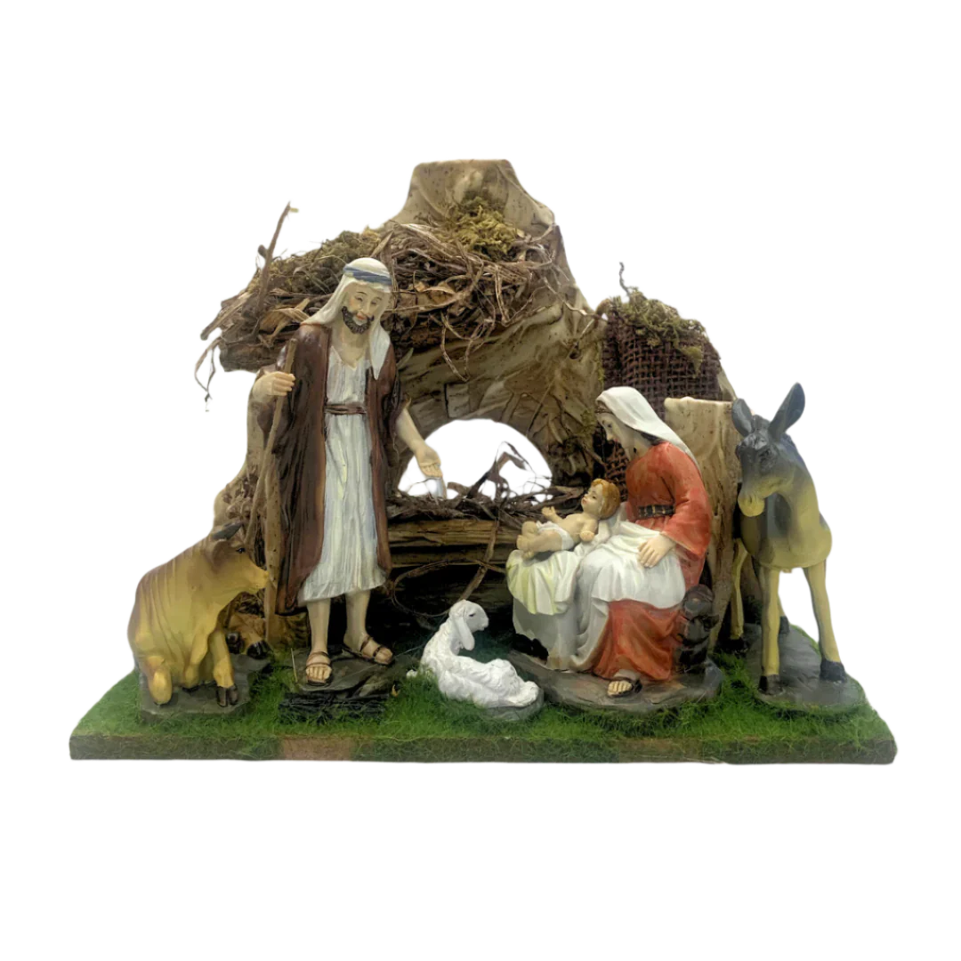 Nativity scene with figures 8” - Image 2