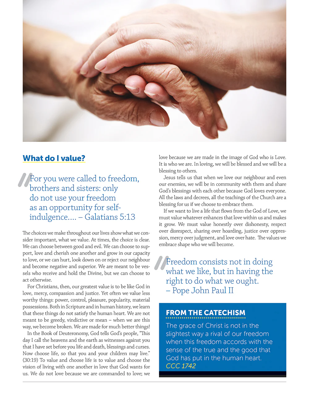 What Catholics Believe | Leaflet 10 - Understanding Lent II: The Scrutinies and Holy Week - Image 3